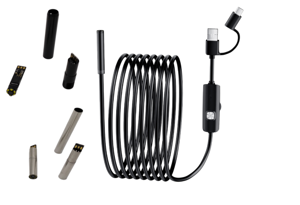 Analog video endoscope camera module and USB endoscpe camera